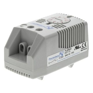 Pfannenberg FLZ NC Enclosure Thermostat 240V AC 20 to 80°C Range, -40°C to 80°C Max, DIN Rail Mechanical 17111000004