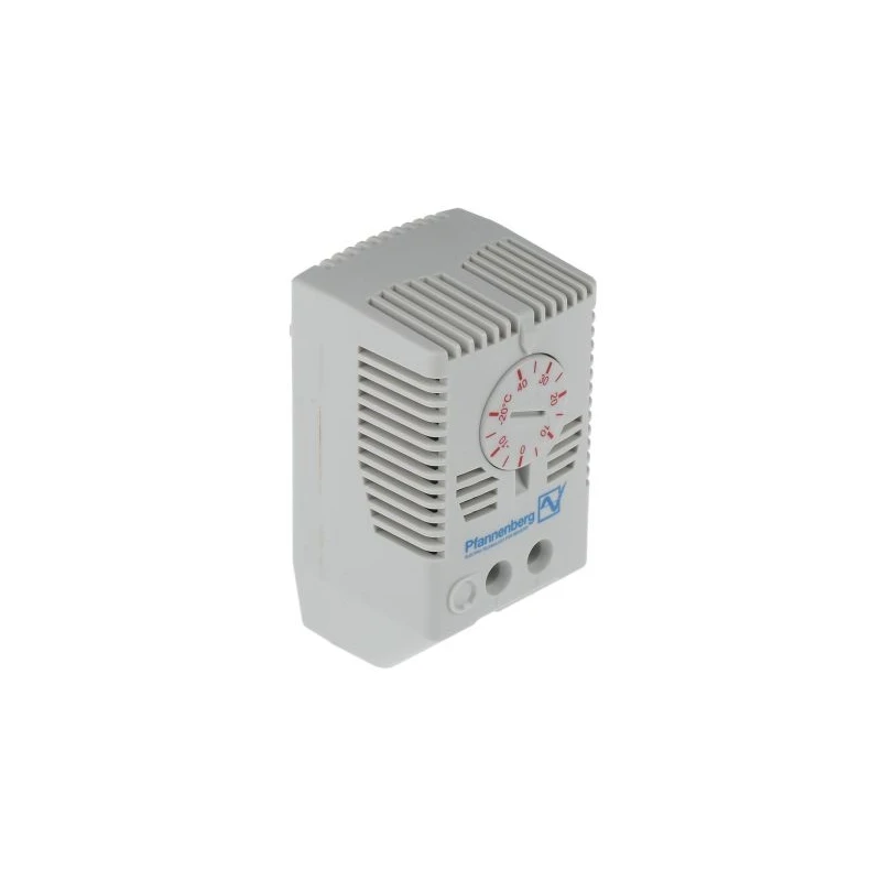 Pfannenberg FLZ NC Enclosure Thermostat 240V AC, -20 to 40°C, Max 80°C, Model 17111000003