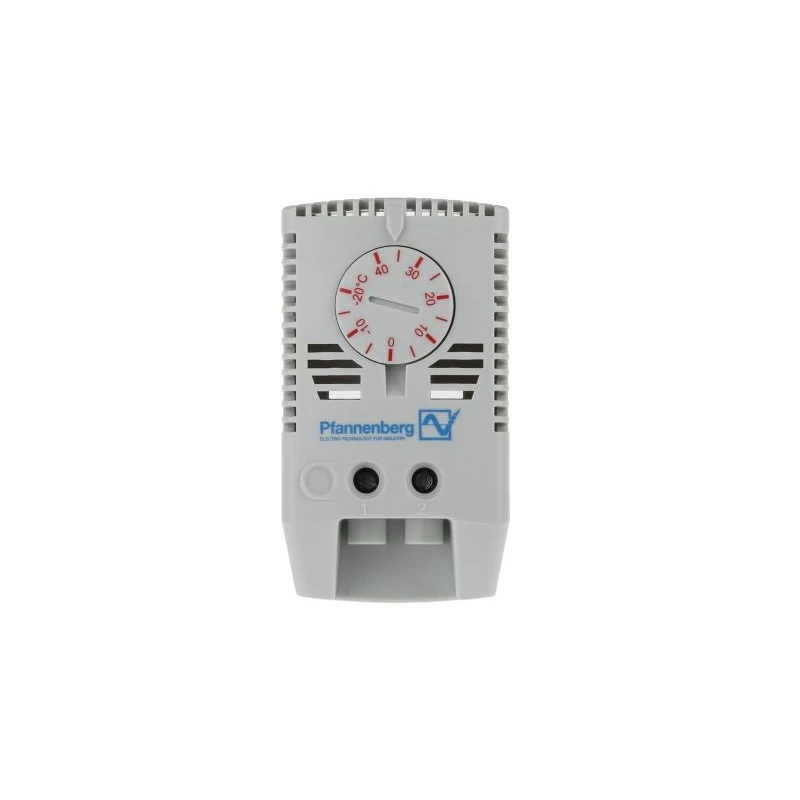 Pfannenberg FLZ NC Enclosure Thermostat 240V AC, -20 to 40°C, Max 80°C, Model 17111000003
