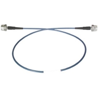 Huber+Suhner SUCOTEST Series Coaxial Cable Male Type N to Male N Type, 1.829 m, 50 Ω, Blue Jacket ST18/NM/NM/72IN