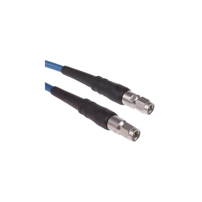 Huber+Suhner SUCOTEST Series Coaxial Cable Male SMA to Male SMA, 1.219 m, 50Ω, Blue Jacket ST18/SMAM/SMAM/48IN