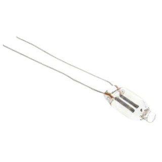 RS PRO White Indicator Lamp, 110V/230V, Wire Terminal Base, 46mm Length, 500μA, 20000h Life, 105-017