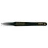 Bernstein Stainless Steel ESD Safe Tweezer, Anti-Magnetic, Acid Resistant, 120mm, 3.5mm Width 5-067-13