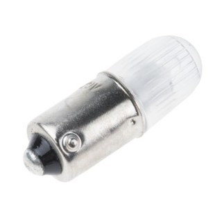 RS PRO Green Indicator Lamp BA9 Base 28mm Length, Model 106-212