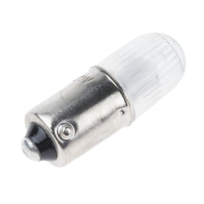 RS PRO Green Indicator Lamp BA9 Base 28mm Length, Model 106-212