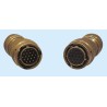 Glenair IPT Copper Alloy MIL-DTL-26482 Straight 4 Way Cable Circular Connector, Male Contacts, Shell Size 8 IPT06A8-4PRHMF7