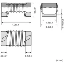 Murata Wirewound Surface Mount Inductor, 8.2 nH Inductance, 540 mA, Unshielded, Ferrite Core, 0402 Package LQW15AN8N2H00D