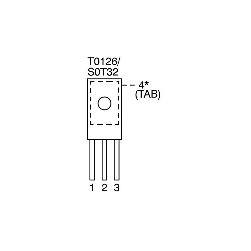 Renesas Electronics BD679 NPN Darlington Transistor 4A 80V HFE:750 SOT-32 BD679