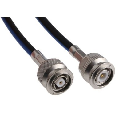 Huber+Suhner Reverse TNC Series Coaxial Cable RP-TNC Male to TNC Male, 3m, 50Ω, Blue/Black 30-07837-10/A