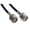 Huber+Suhner Reverse TNC Series Coaxial Cable RP-TNC Male to TNC Male, 3m, 50Ω, Blue/Black 30-07837-10/A