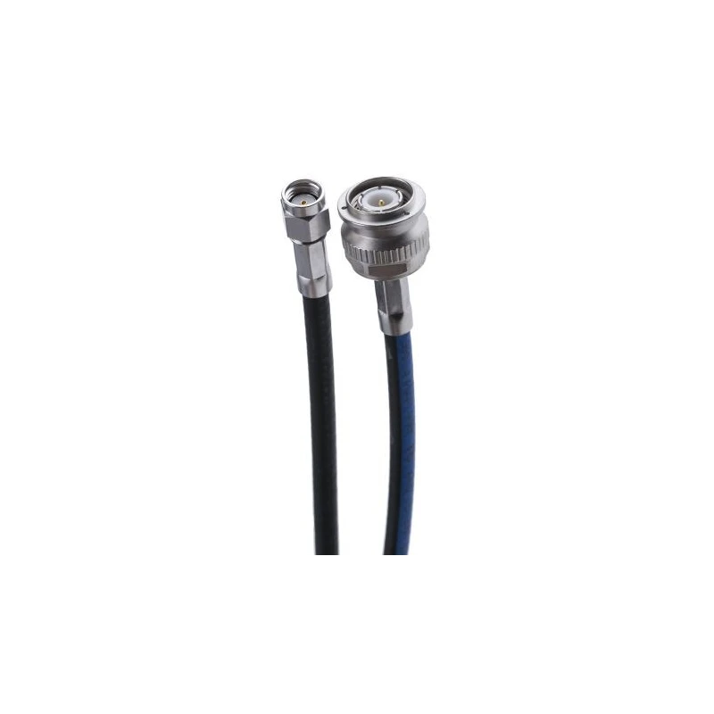 Huber+Suhner Reverse SMA Series Coaxial Cable RP-SMA Male to TNC Male, 1 m, 50 Ω, Blue/Black 30-07816-10/A