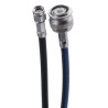 Huber+Suhner Reverse SMA Series Coaxial Cable RP-SMA Male to TNC Male, 1 m, 50 Ω, Blue/Black 30-07816-10/A