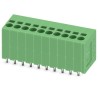 Phoenix Contact PCB Terminal Block 10 Contacts 3.5 mm Pitch 1 Row 24A Spring Cage 400V Polyamide Green SPT 1990931