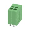 Phoenix Contact SPT 1.5/2-V-3.5 Series PCB Terminal Block, 2 Contacts, 3.5 mm Pitch, Spring Cage, Green, 1990850