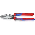 Knipex Combination Plier 240mm, VDE/1000V Approved, Chrome Finish, Serrated Jaw, Vanadium Electric Steel 09 02 240 RS