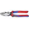 Knipex Combination Plier 240mm, VDE/1000V Approved, Chrome Finish, Serrated Jaw, Vanadium Electric Steel 09 02 240 RS