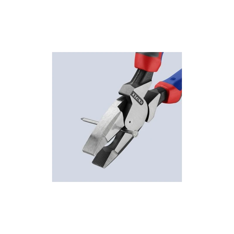 Knipex Combination Plier 240mm, VDE/1000V Approved, Chrome Finish, Serrated Jaw, Vanadium Electric Steel 09 02 240 RS