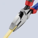 Knipex Combination Plier 240mm, VDE/1000V Approved, Chrome Finish, Serrated Jaw, Vanadium Electric Steel 09 02 240 RS