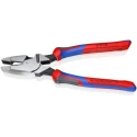 Knipex Combination Plier 240mm, VDE/1000V Approved, Chrome Finish, Serrated Jaw, Vanadium Electric Steel 09 02 240 RS