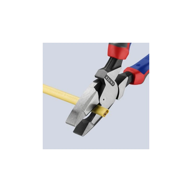 Knipex Combination Plier 240mm, VDE/1000V Approved, Chrome Finish, Serrated Jaw, Vanadium Electric Steel 09 02 240 RS
