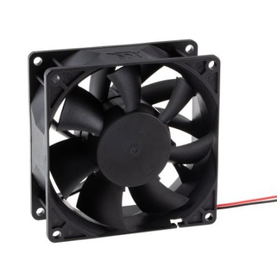 Sunon PMD Series Axial Fan 24V DC, 204.3 m³/h, 12.2 W, 510 mA, Ball Bearing, 92 mm x 92 mm x 38 mm PMD2409PMB1-A(2).GN