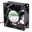 Sunon PMD Series Axial Fan 24V DC 83.3 m³/h, 4.8 W, 200 mA, Square Frame, 70 mm x 70 mm x 25 mm PMD2407PTV1-A.GN