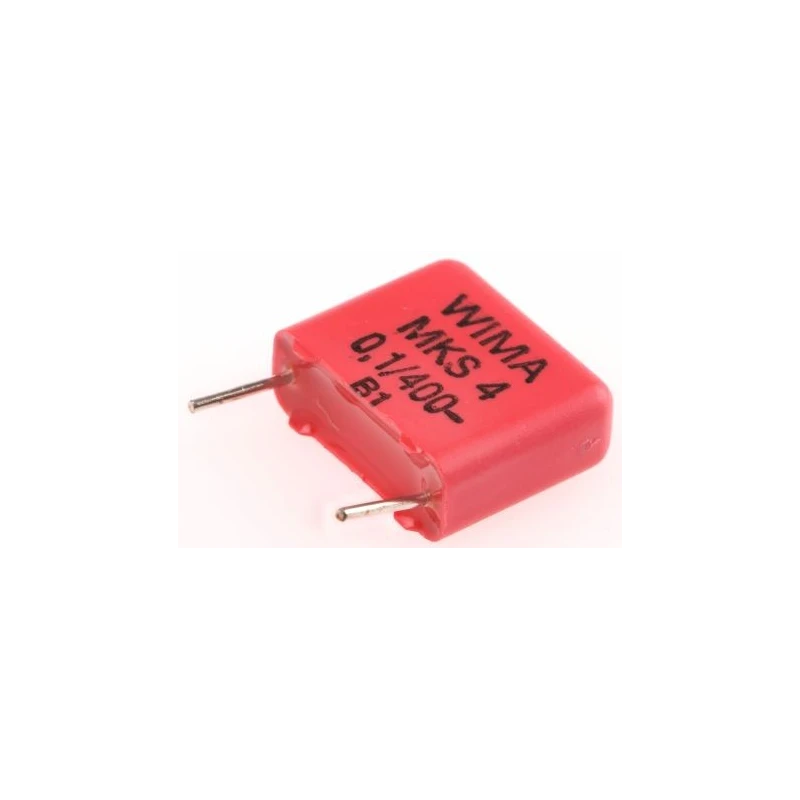 WIMA  MKS4 Film Capacitor 100nF 200V AC, 400V DC, Through Hole