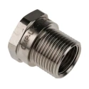 RS PRO Nickel-Plated Brass Conduit Fitting, 20 mm Nominal Size, M20 to M16 Thread, 127-467