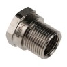 RS PRO Nickel-Plated Brass Conduit Fitting, 20 mm Nominal Size, M20 to M16 Thread, 127-467