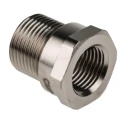 RS PRO Nickel-Plated Brass Conduit Fitting, 20 mm Nominal Size, M20 to M16 Thread, 127-467