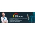 Tynor Left Hand Resting Splint Size L, Rigid Immobilization, Washable,