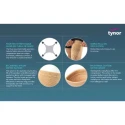 Tynor Knee Cap Pair Medium Size Rubber Spandex Nylon Cotton