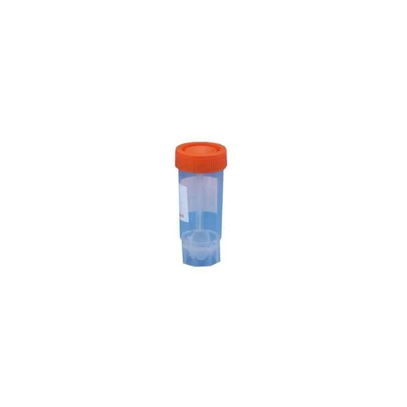 Polylab 60ml Polypropylene Stool Container Pack of 100, 63802