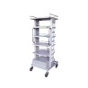 Wellton Healthcare Stainless Steel Monitor Trolley, Adjustable Height, WH-566