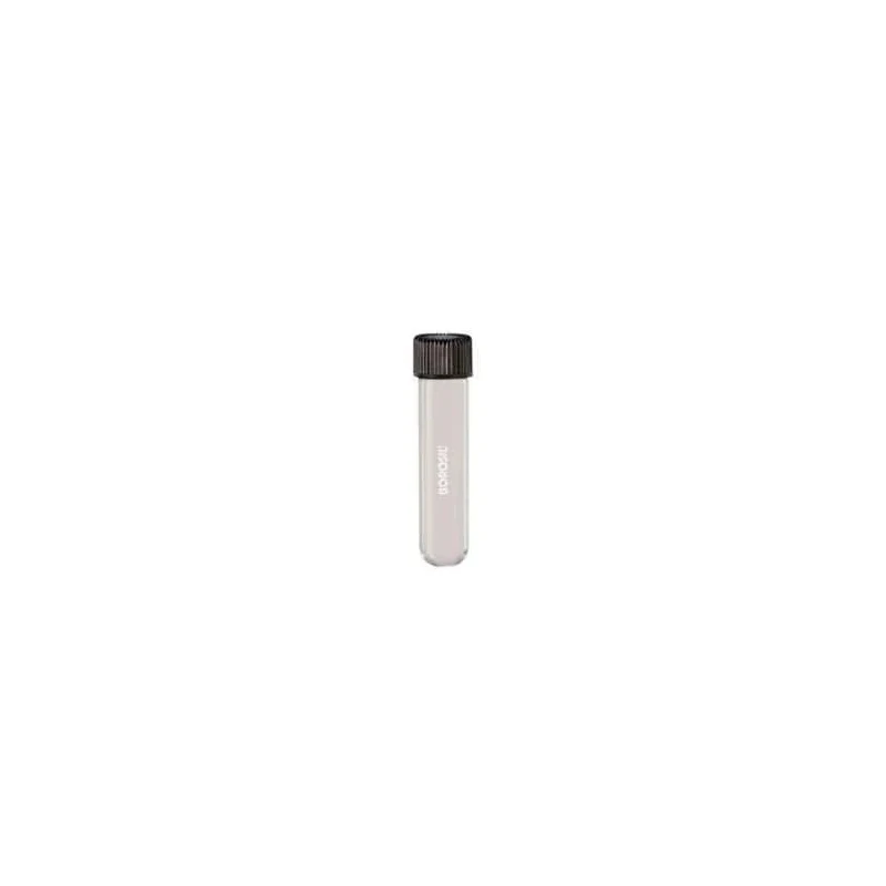 Borosil 10ml Round Bottom Media Culture Tube with PP Screw Cap, Borosilicate Glass, 9900006