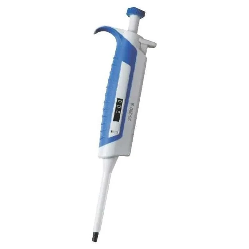 Axiva 0.5µL Micro Volume Pipette FVAP-200, Adjustable Range 5–50µL, & EN 8655, Ergonomic, Calibration Report DIN 12650