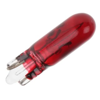 RS PRO Wedge Indicator Light Red 12V 100mA T1 1/2 Wedge Base 6000h 106-278