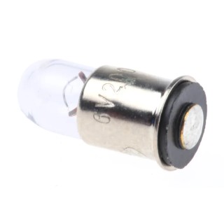 RS PRO E10 Indicator Light Clear 6V 200mA T3 1/4 Bulb 16.1mm 5.84mm Lifespan 1000h 104-632