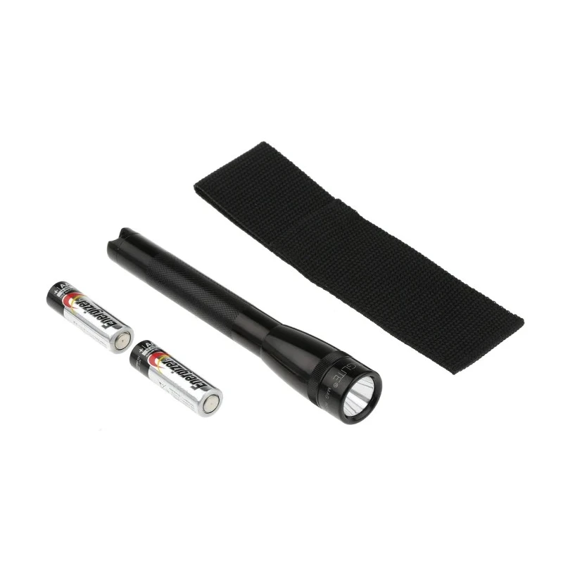 Maglite Mini Maglite AA LED Torch Black, SP22017, 77 lm, 167 mm, Aluminium Body, 2 x AA Batteries