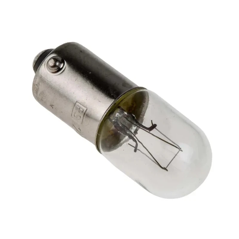 RS PRO BA9S Indicator Light, Clear Lens, 24V, 83mA, 10.5mm Diameter, 29mm Length, 10000h Lifespan BA9S