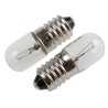 RS PRO E10 Indicator Light Clear 12V 183mA 10mm Tubular MES, 3000h, T3-1/4 104-812