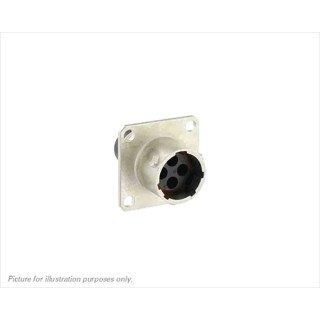 Souriau Sunbank by Eaton Circular Connector, 4 Contacts, Flange Mount, Plug, Male, IP68/IP69K, 13A, 500V UT00104PH6