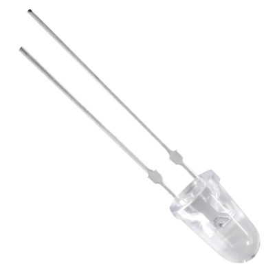 Broadcom Red LED 5 mm T-1 3/4 Through-Hole, 2.4V, 50mA, HLMP-EG1G-Y10DD