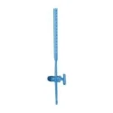 Borosil 25ml Class A Straight Bore Burette with Glass Stopcock, High Accuracy, Borosilicate Glass,