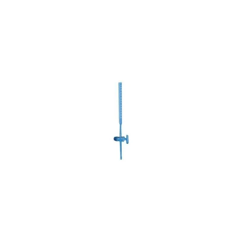 Borosil 25ml Class A Straight Bore Burette with Glass Stopcock, High Accuracy, Borosilicate Glass,