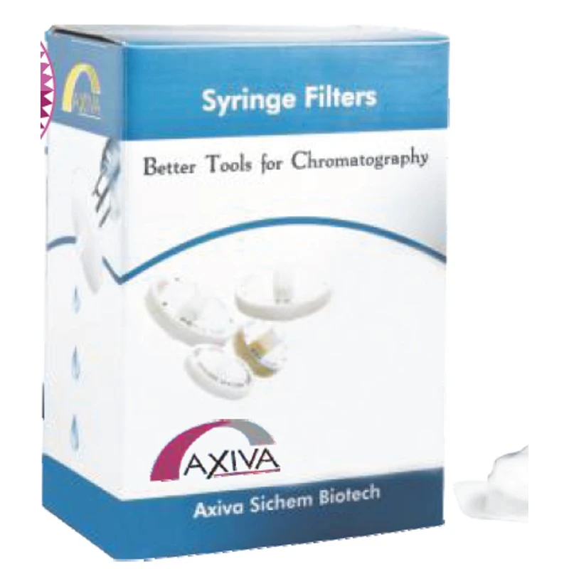 Axiva 13mm PVDF Sterile Double Layered Syringe Filter, SFGFPV 13X, 2 µm Glass Fibre, 0.45 µm Membrane, Pack of 100