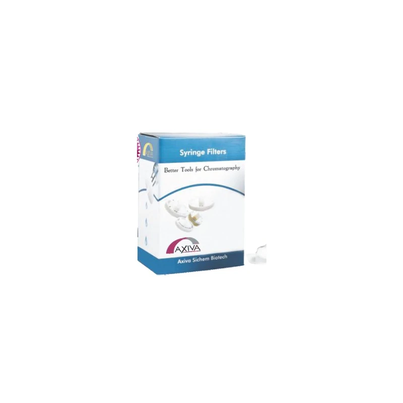 Axiva 13mm PVDF Sterile Double Layered Syringe Filter, SFGFPV 13X, 2 µm Glass Fibre, 0.45 µm Membrane, Pack of 100