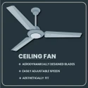 Maya Super Eco Tech Decorative BLDC Ceiling Fan 1200mm 27W Ivory, 350 RPM, 230V, Model 1200-ECOTECH-DECO-IVORY