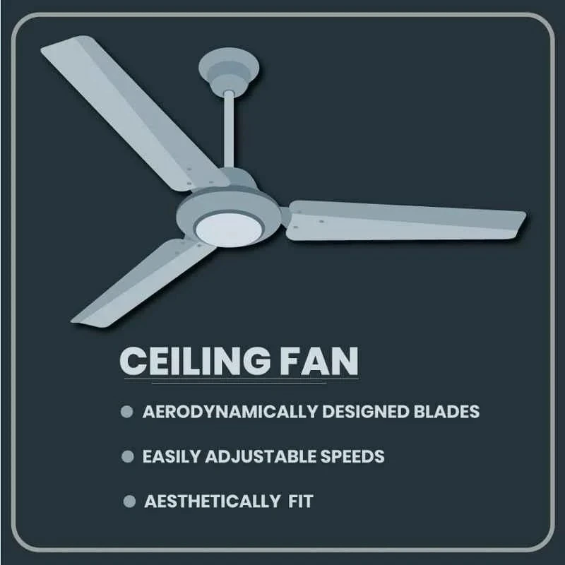 Maya Super Eco Tech Decorative BLDC Ceiling Fan 1200mm 27W Ivory, 350 RPM, 230V, Model 1200-ECOTECH-DECO-IVORY