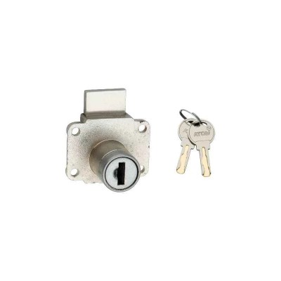 Atom 23mm 6 Lever Door Lock, Brass & Steel Body, Double Stage, 2 Keys, MICROMULTI-LOCK